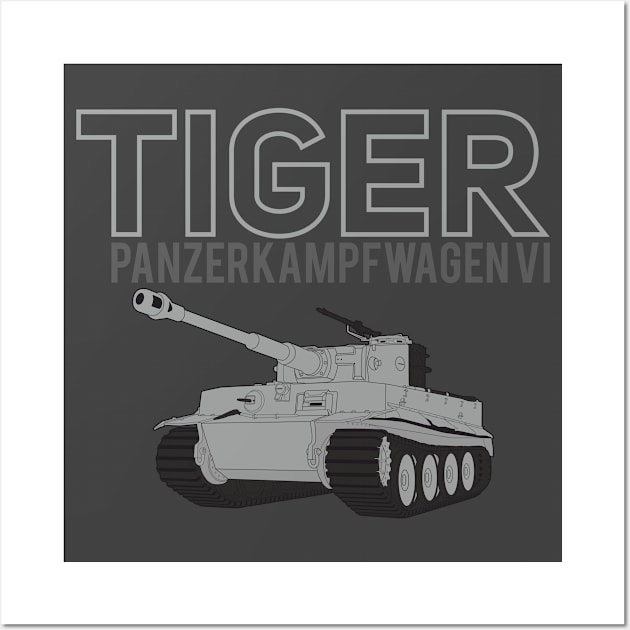 Magnificent Pz-VI Tiger Wall Art by FAawRay